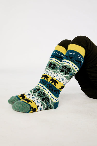 Ski Socks Navy Blue - J10XS_04002