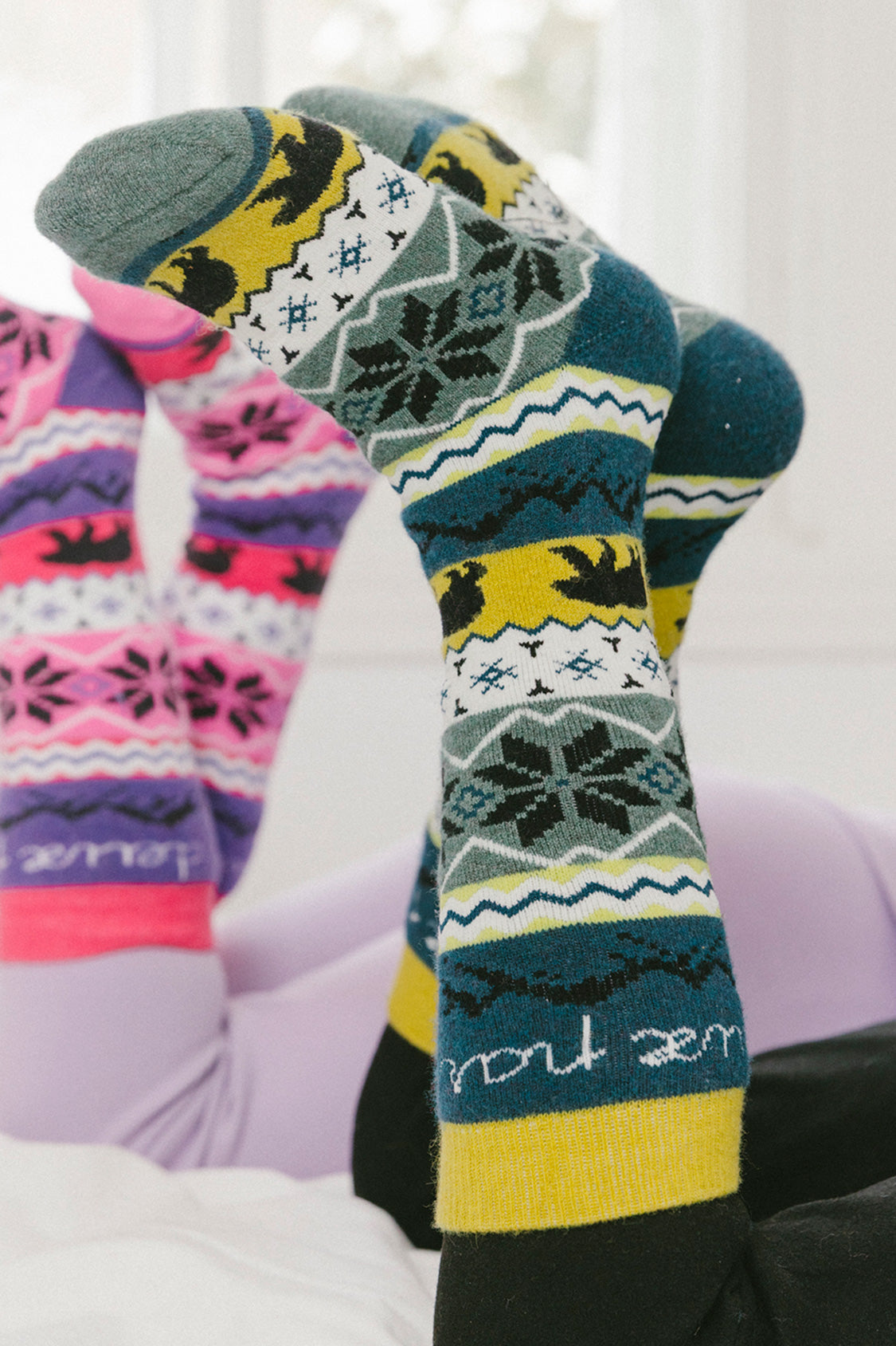 Ski Socks Navy Blue - J10XS_04002
