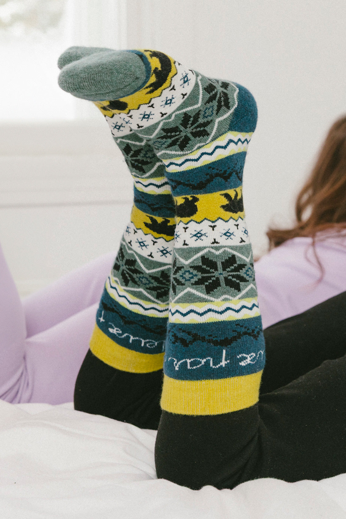 Ski Socks Navy Blue - J10XS_04002