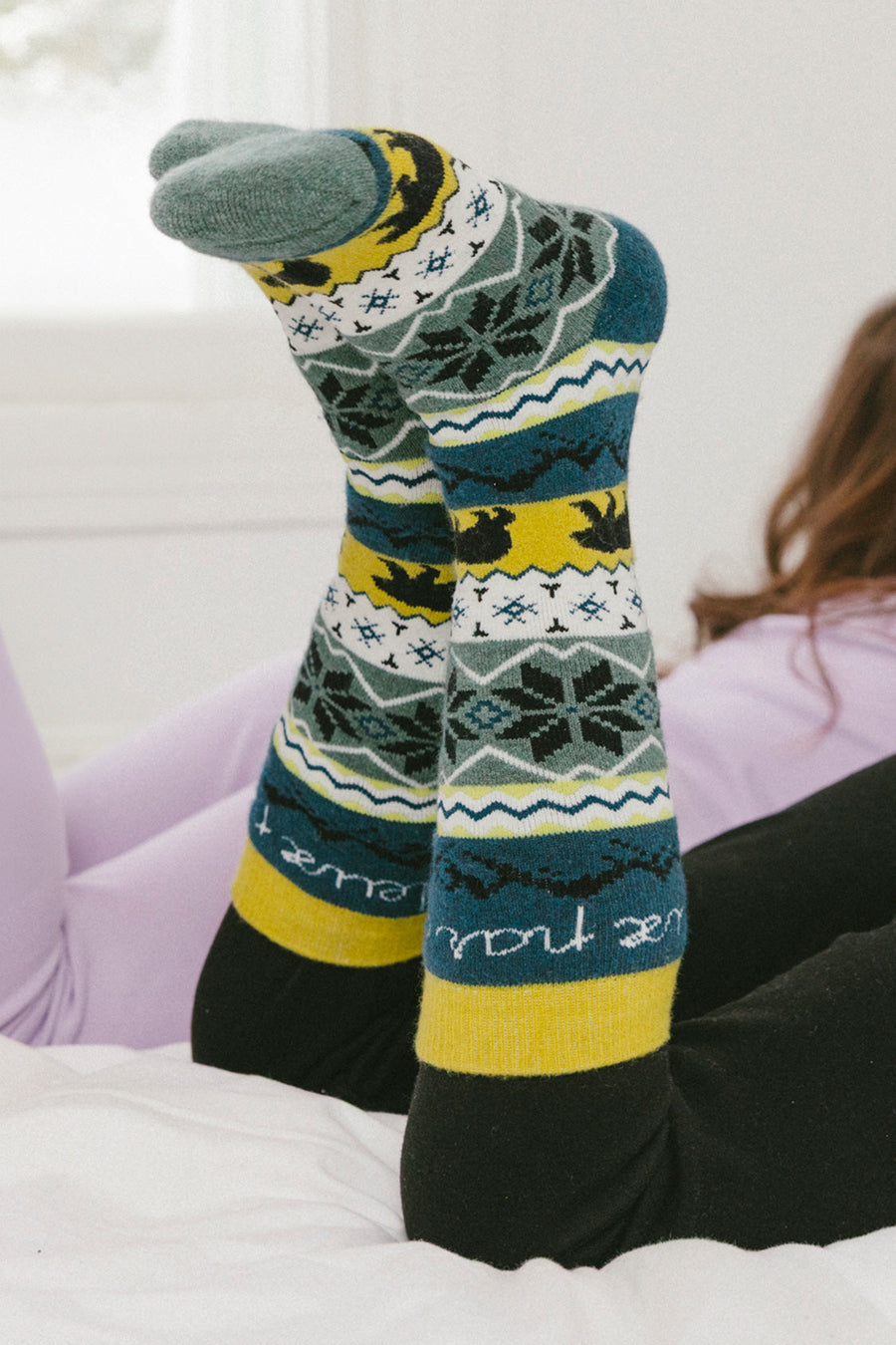 Ski Socks Navy Blue - J10XS_04002