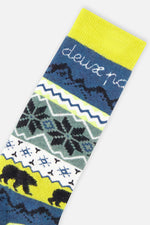 Ski Socks Navy Blue - J10XS_04002