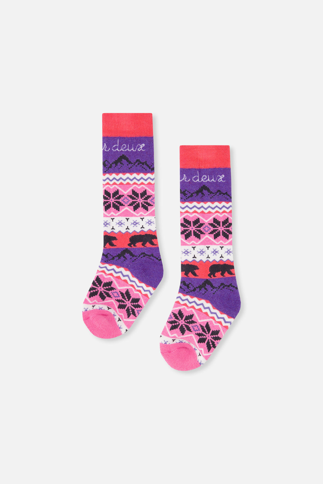 Ski Socks Pink - J10XS_06240