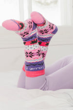 Ski Socks Pink - J10XS_06240