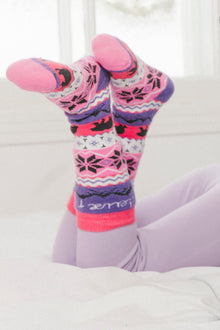 Ski Socks Pink - J10XS_06240