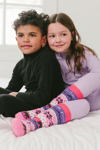 Ski Socks Pink - J10XS_06240