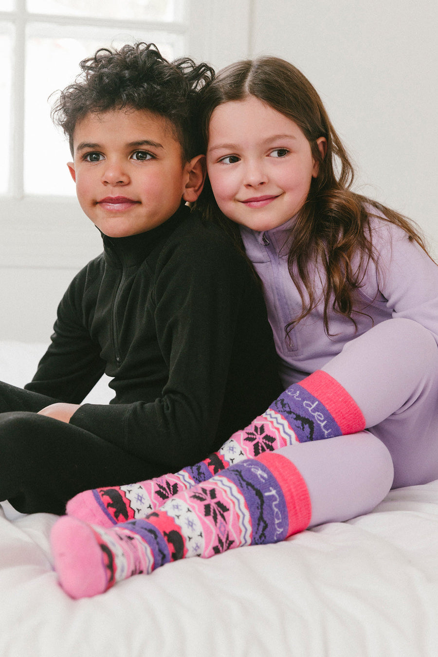 Ski Socks Pink - J10XS_06240