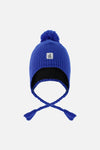 Winter Peruvian Knit Hat With Pompom Royal Blue - J10XT1_04690