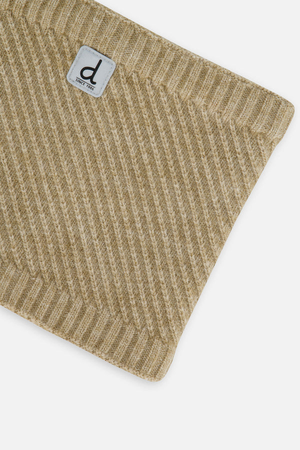 Winter Knit Neckwarmer Taupe - J10XT2_01870