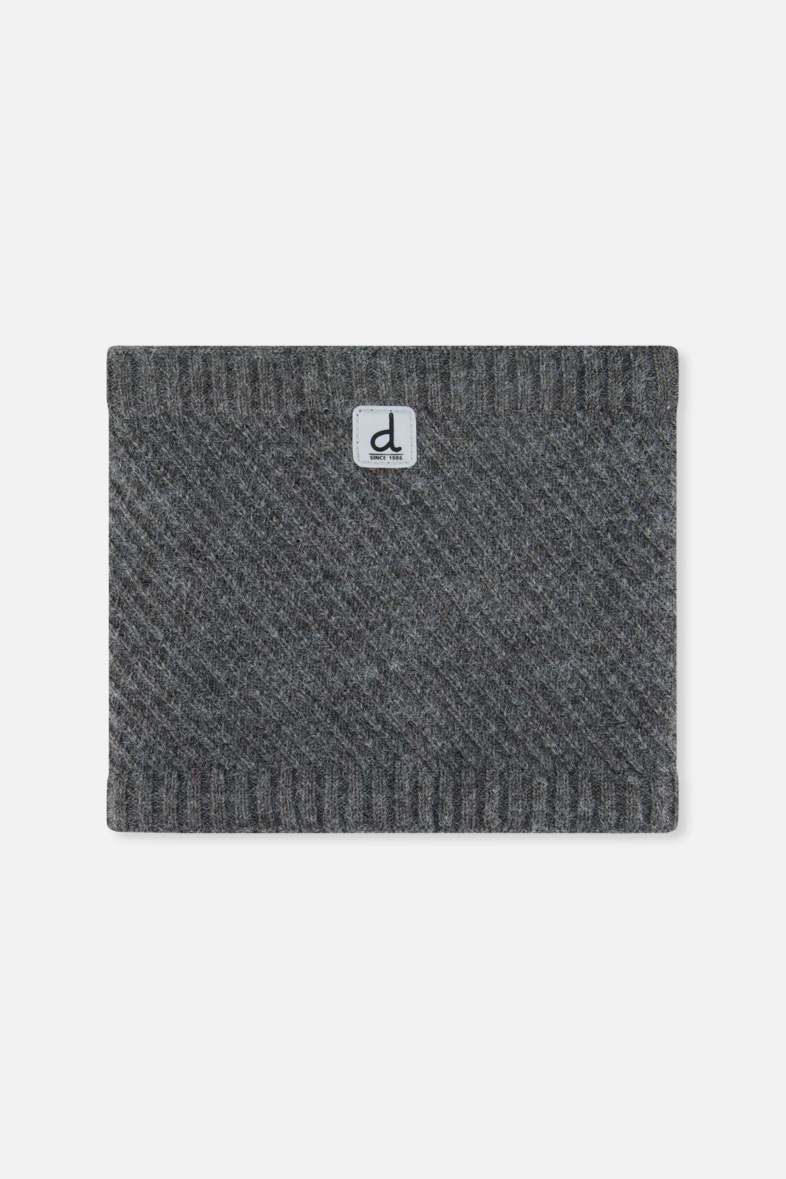 Winter Knit Neckwarmer Cool Dark Grey - J10XT2_04930