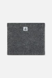 Winter Knit Neckwarmer Cool Dark Grey - J10XT2_04930