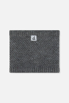 Winter Knit Neckwarmer Cool Dark Grey - J10XT2_04930