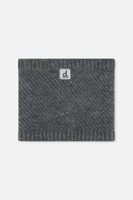 Winter Knit Neckwarmer Cool Dark Grey - J10XT2_04930