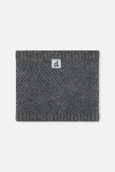 Winter Knit Neckwarmer Cool Dark Grey - J10XT2_04930