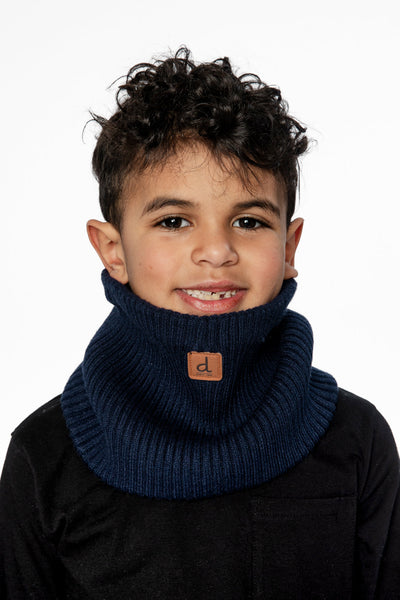 Winter Knit Neckwarmer Cool Dark Grey - J10XT2_04930