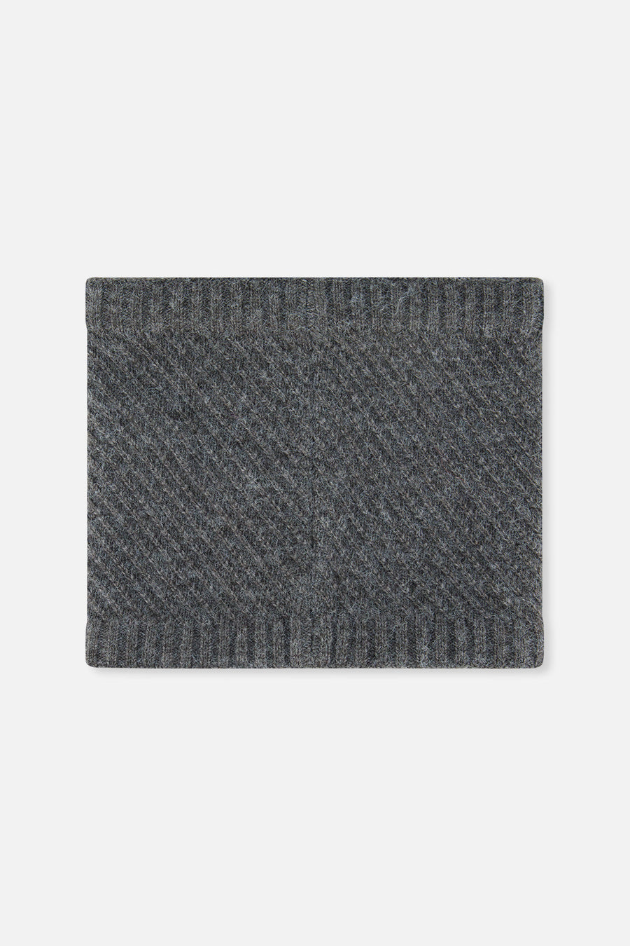 Winter Knit Neckwarmer Cool Dark Grey - J10XT2_04930