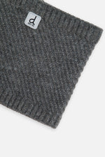Winter Knit Neckwarmer Cool Dark Grey - J10XT2_04930