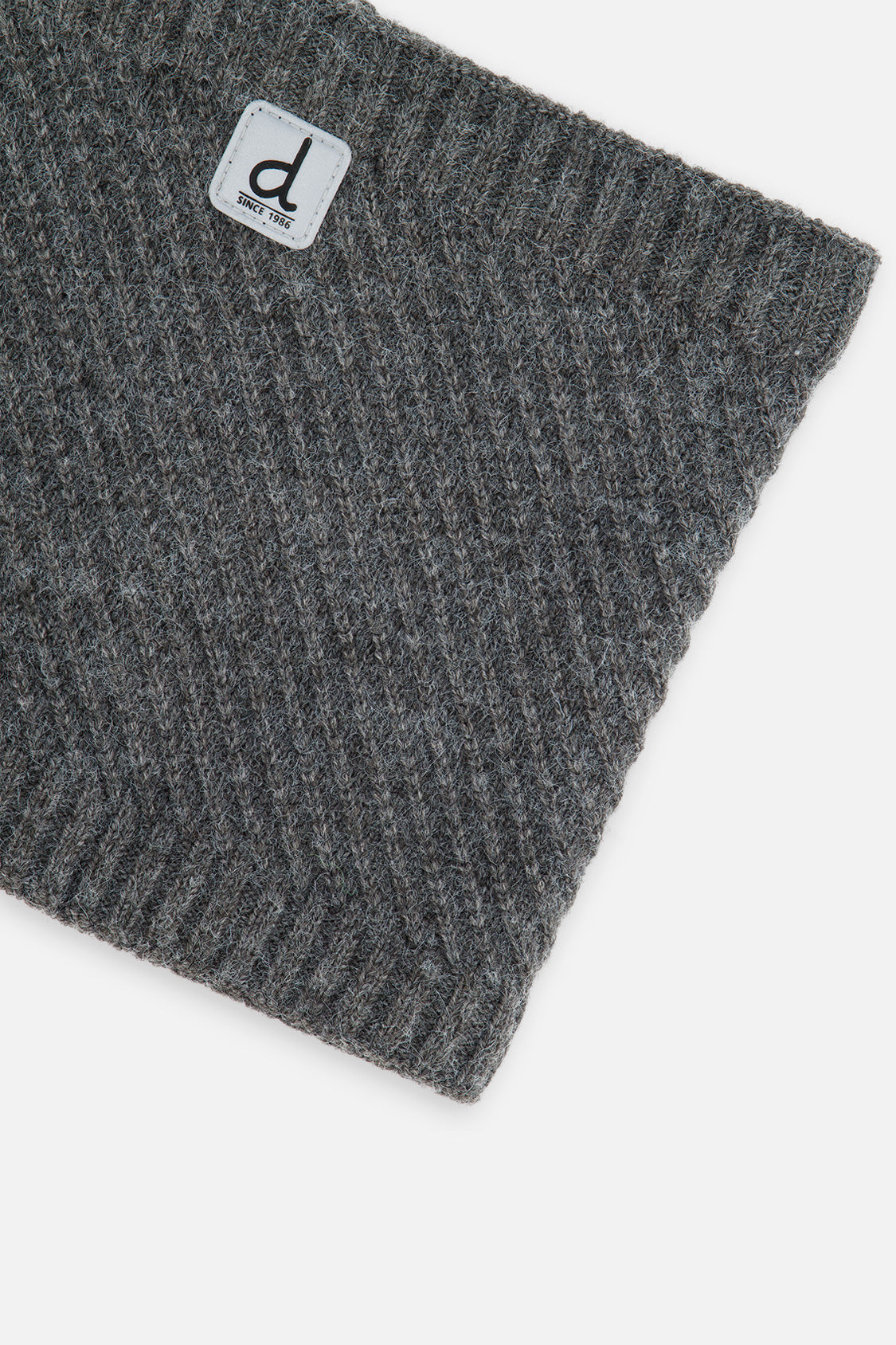 Winter Knit Neckwarmer Cool Dark Grey - J10XT2_04930