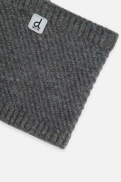 Winter Knit Neckwarmer Cool Dark Grey - J10XT2_04930