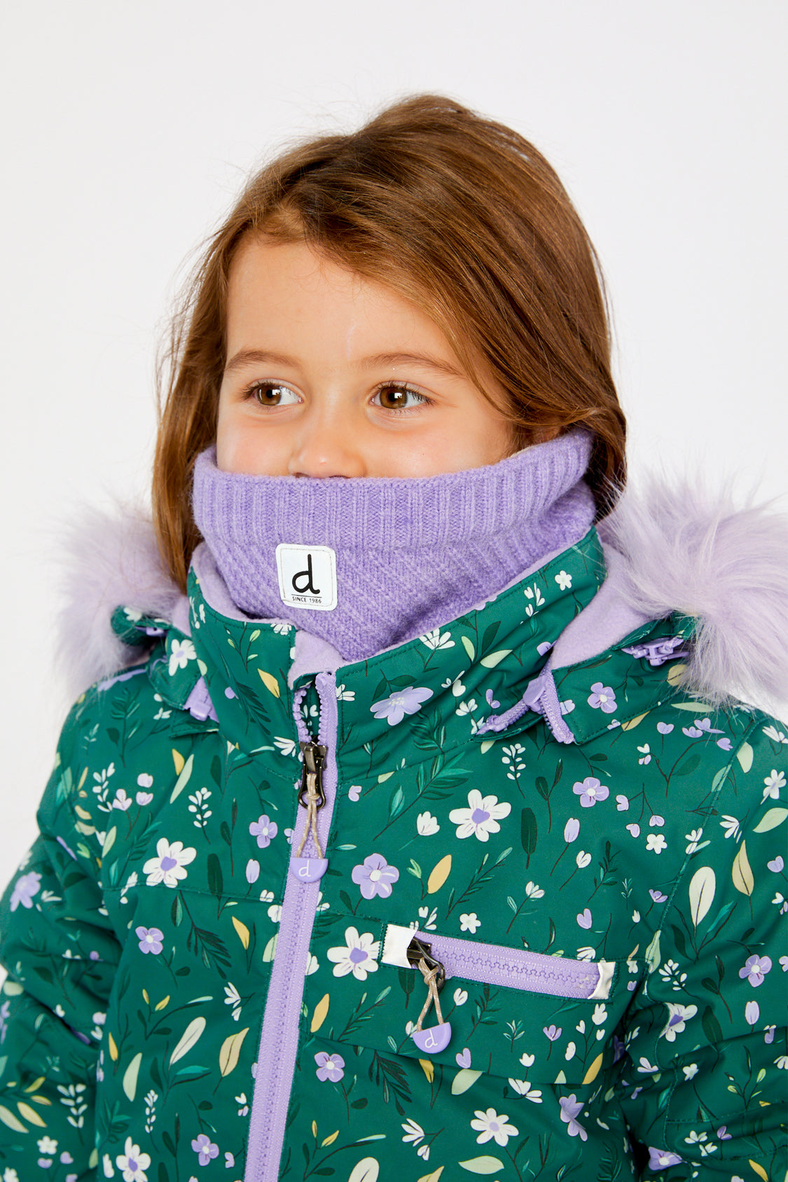 Winter Knit Neckwarmer Violet - J10XT2_05130