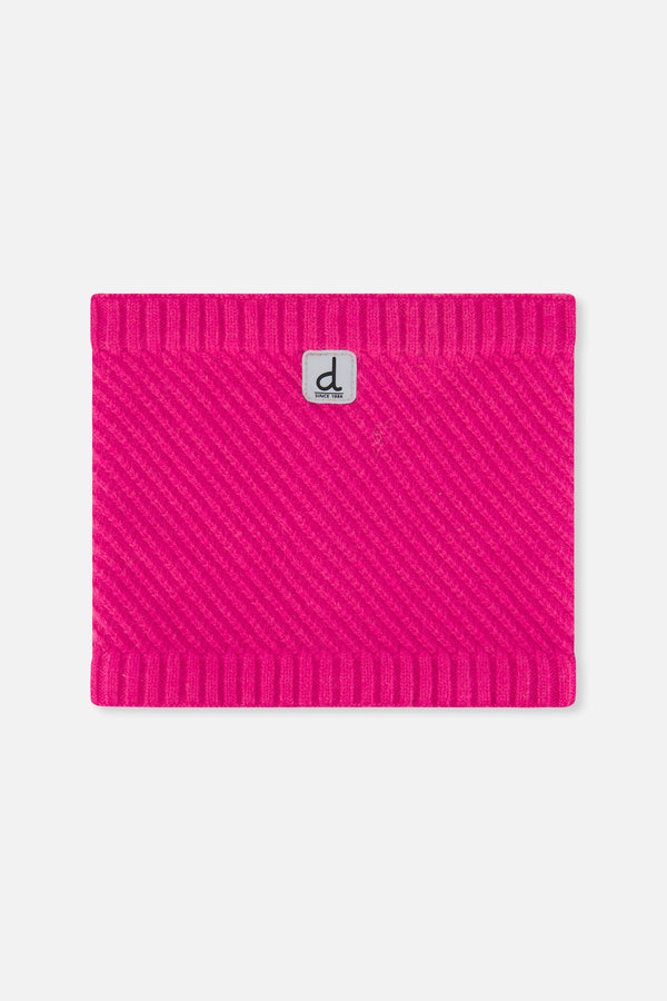Winter Knit Neckwarmer Bright Pink - J10XT2_06990