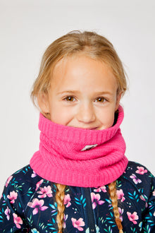 Winter Knit Neckwarmer Bright Pink - J10XT2_06990