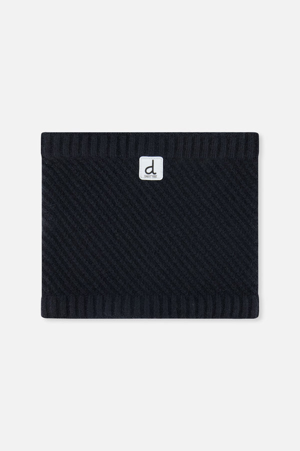 Winter Knit Neckwarmer Black - J10XT2_09990
