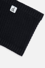Winter Knit Neckwarmer Black - J10XT2_09990
