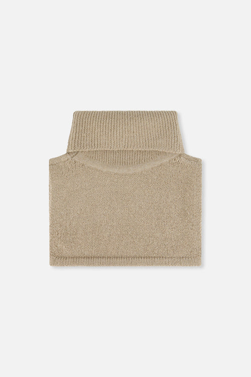 Baby Knit Turtle Neckwarmer Light Taupe - J10XT3B_01870