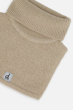 Baby Knit Turtle Neckwarmer Light Taupe - J10XT3B_01870