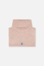 Baby Knit Turtle Neckwarmer Pale Dusty Pink - J10XT3B_06220