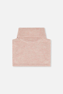Baby Knit Turtle Neckwarmer Pale Dusty Pink - J10XT3B_06220