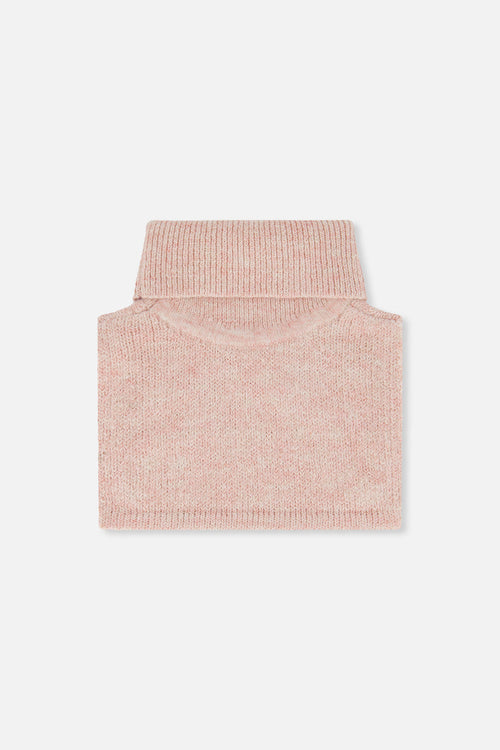 Baby Knit Turtle Neckwarmer Pale Dusty Pink - J10XT3B_06220