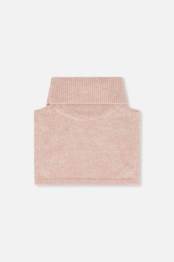Baby Knit Turtle Neckwarmer Pale Dusty Pink - J10XT3B_06220