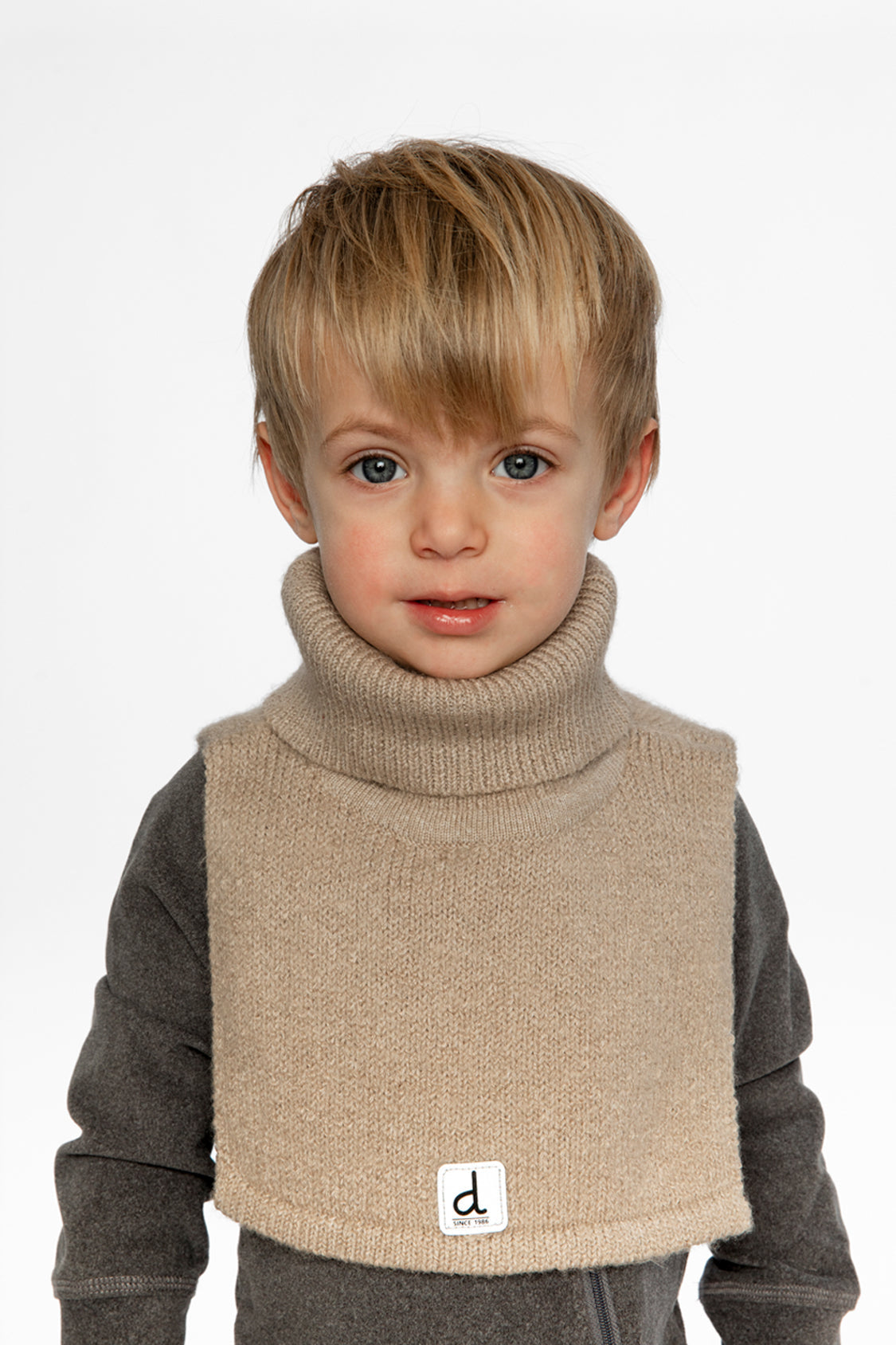 Knit Turtle Neckwarmer Light Taupe - J10XT3_01870
