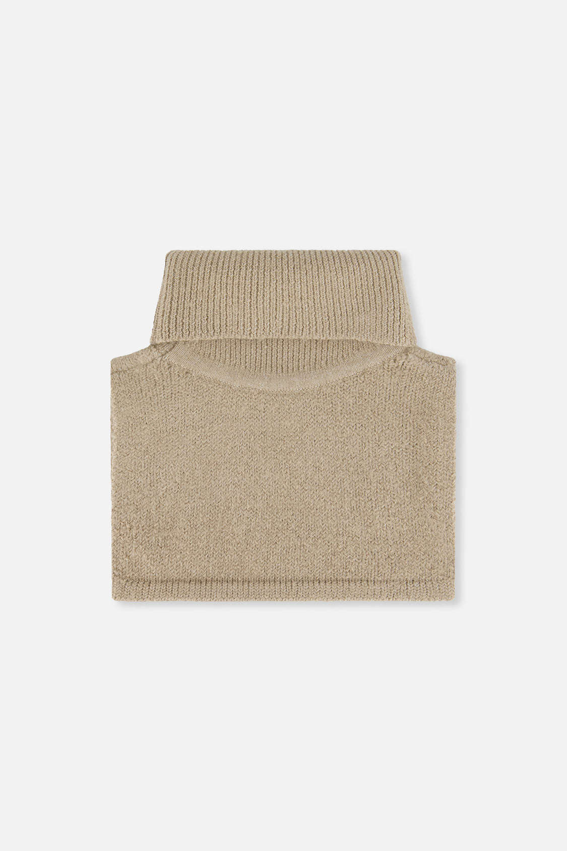 Knit Turtle Neckwarmer Light Taupe - J10XT3_01870