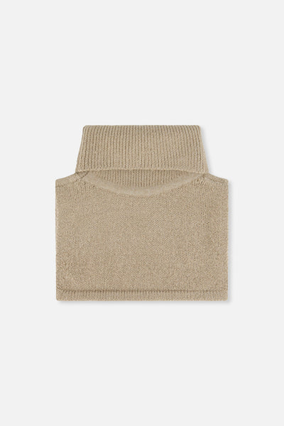 Knit Turtle Neckwarmer Light Taupe - J10XT3_01870
