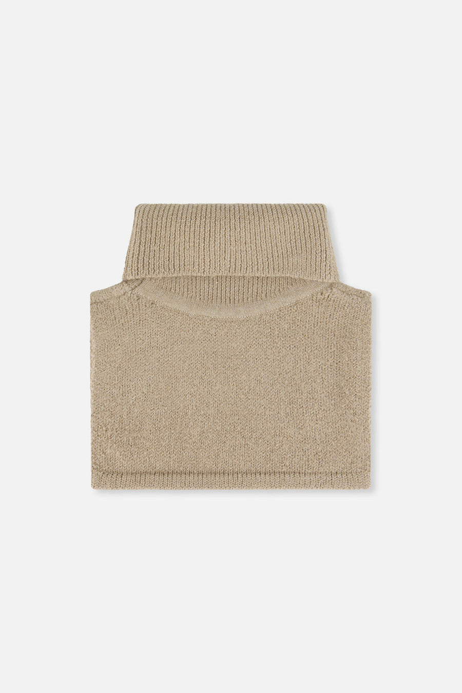 Knit Turtle Neckwarmer Light Taupe - J10XT3_01870