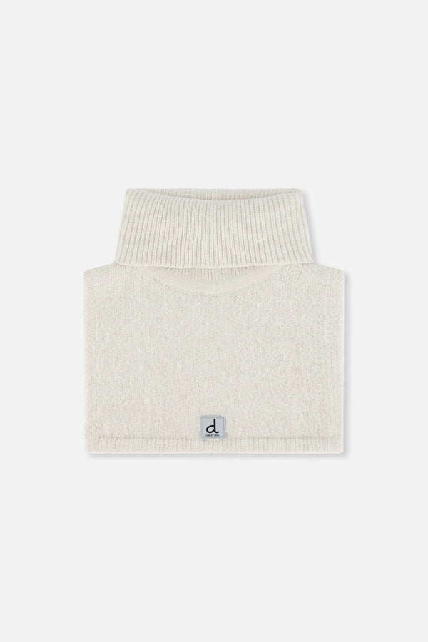 Knit Turtle Neckwarmer Off-White - J10XT3_01880