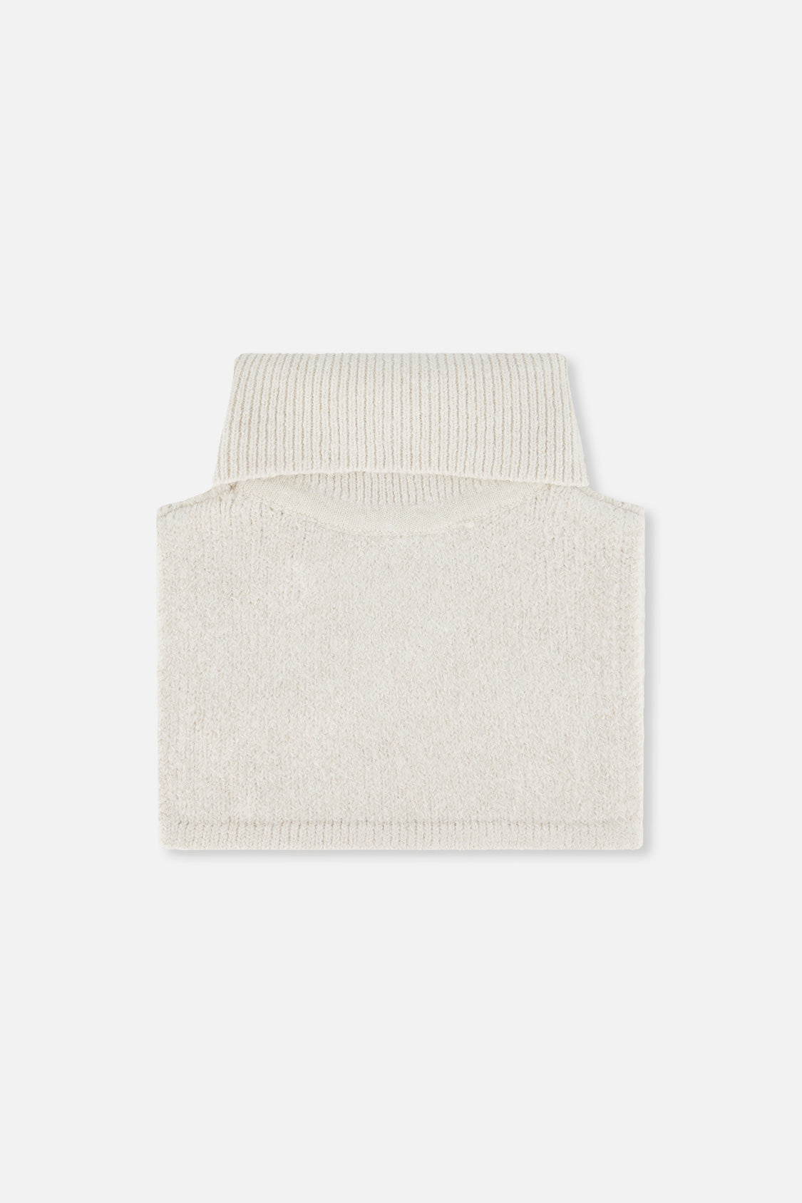 Knit Turtle Neckwarmer Off-White - J10XT3_01880