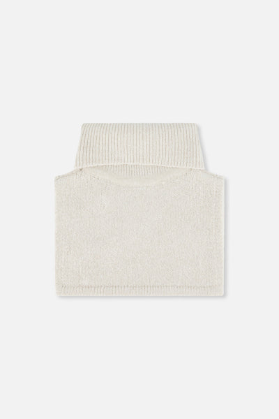 Knit Turtle Neckwarmer Off-White - J10XT3_01880