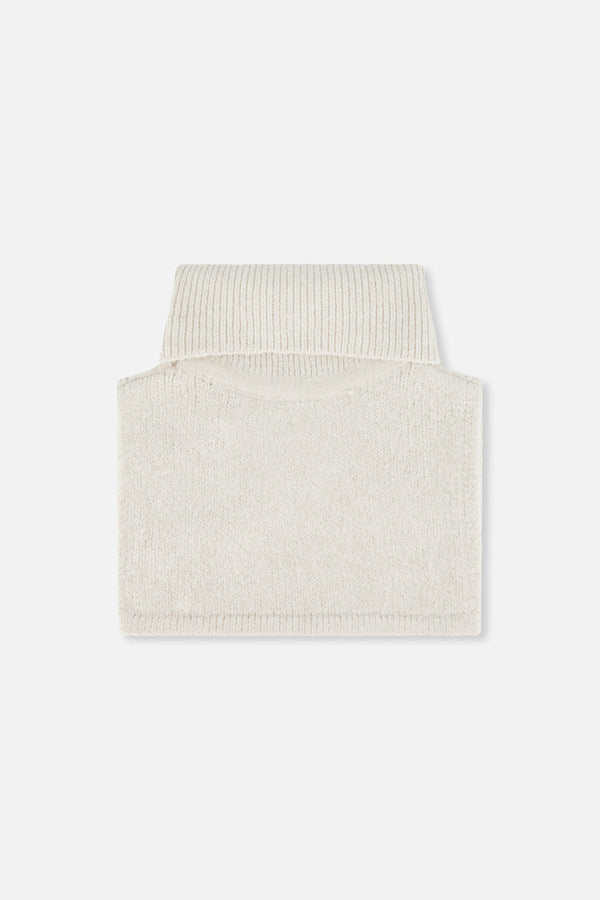 Knit Turtle Neckwarmer Off-White - J10XT3_01880