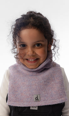 Knit Turtle Neckwarmer Lavender