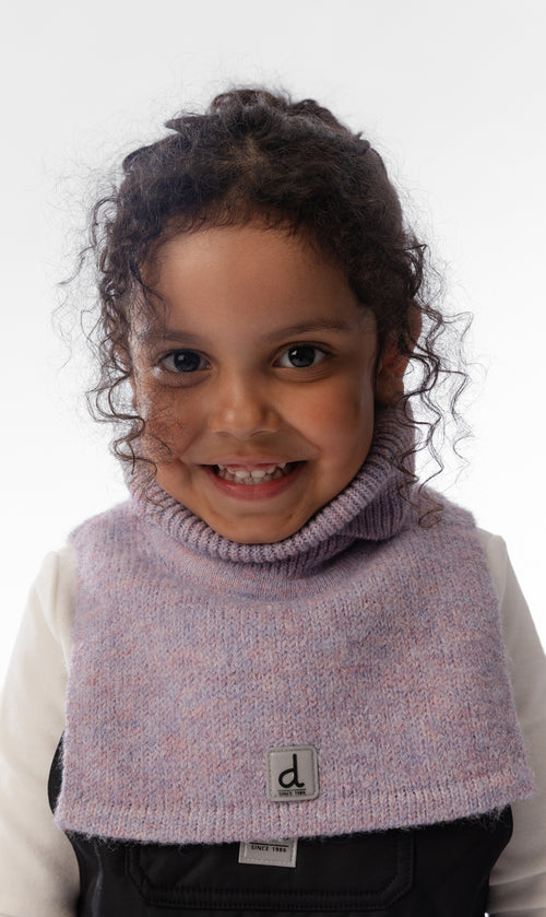 Knit Turtle Neckwarmer Lavender