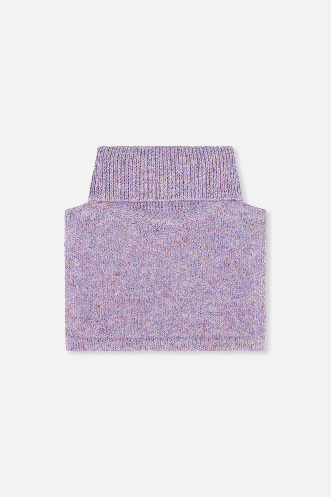 Knit Turtle Neckwarmer Lavender - J10XT3_05440