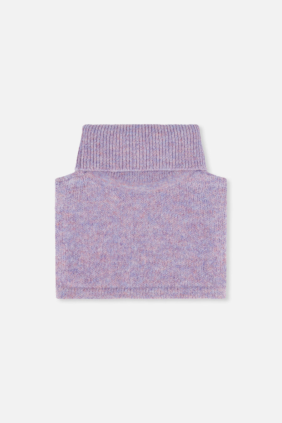 Knit Turtle Neckwarmer Lavender - J10XT3_05440