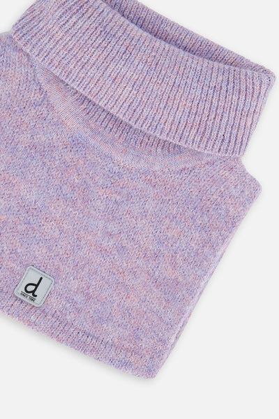 Knit Turtle Neckwarmer Lavender - J10XT3_05440