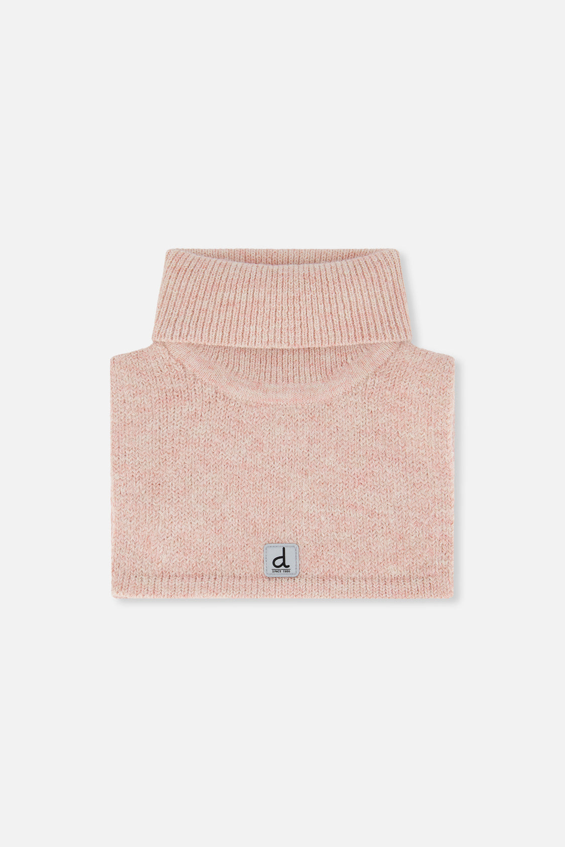 Knit Turtle Neckwarmer Pale Dusty Pink - J10XT3_06220