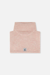 Knit Turtle Neckwarmer Pale Dusty Pink - J10XT3_06220