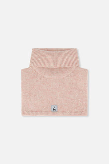 Knit Turtle Neckwarmer Pale Dusty Pink - J10XT3_06220