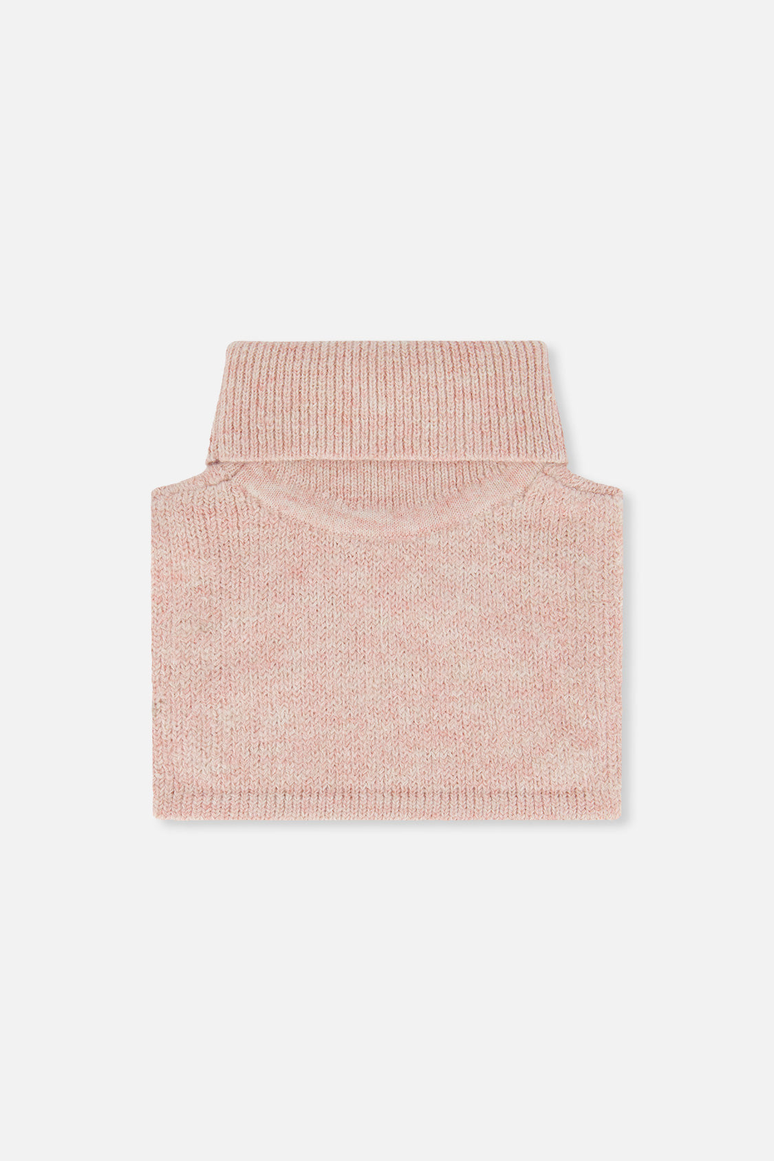 Knit Turtle Neckwarmer Pale Dusty Pink - J10XT3_06220